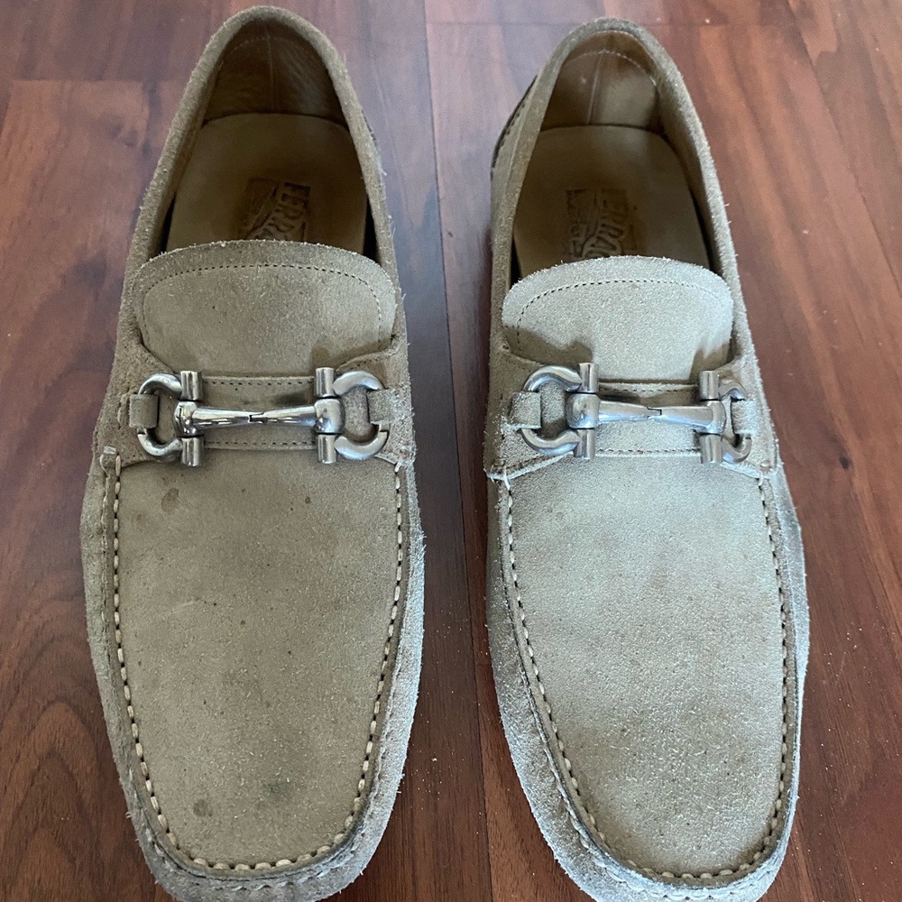 Ferragamo Parigi Tan loafers 42.5/ 9.5